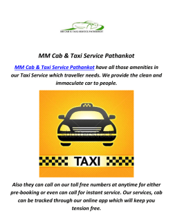 MM Cab & Taxi in Pathankot