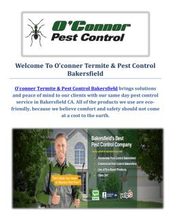 O'conner Termite & Pest Control in Bakersfield, CA
