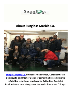 Sungloss Marble Co - Granite Repair in Chicago, IL