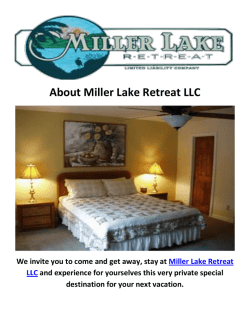 Miller Lake Retreat LLC - Cabin Rental in Oklahoma
