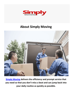 Simply Moving Company in NYC