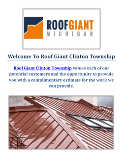 Roof Giant Clinton Township | Roof Repair in Clinton Township, MI