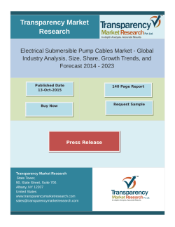 Electrical Submersible Pump Cables Market Share 2014 - 2023