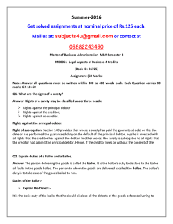 MB0051-Legal Aspects of Business