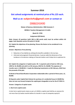 MF0012–Taxation Management