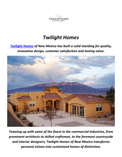 Twilight New Homes For Sale in Albuquerque, NM