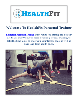 HealthFit Personal Trainers in Pasadena