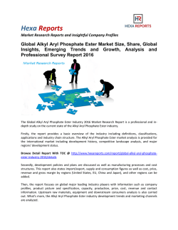 Global Agricultural Fumigant Market Size, Share, Global Insights, Emerging Trends and Growth, Analysis and Professional Survey Report 2016