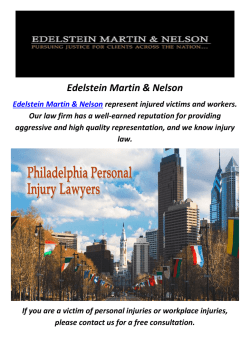 Edelstein Martin & Nelson : Best Personal Injury Lawyer in Philadelphia, PA