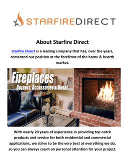 Starfire Direct - Fire Place in Murrieta, CA