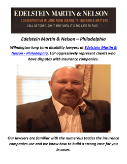 Edelstein Martin & Nelson - Disability Lawyer in Philadelphia, PA