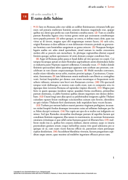 Il ratto delle Sabine 2 - Prof.ssa Monica Guido