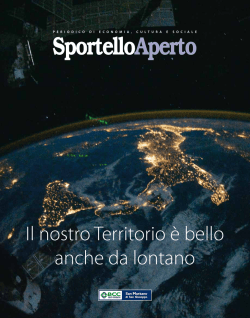 Il nostro Territorio &egrave; bello anche da lontano