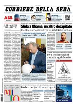 Corriere della sera - 03.09.2014