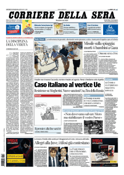 Corriere della sera - 17.07.2014