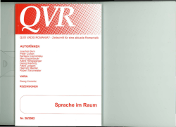 QVR 20 Sprache im Raum