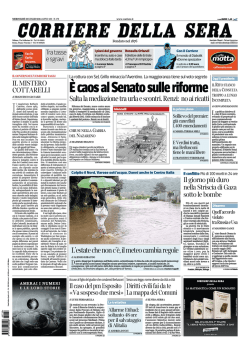 Corriere della sera - 30.07.2014