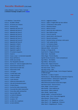 Raccolte: Bluebook (1151 titoli)