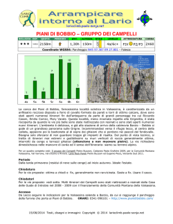 PIANI DI BOBBIO &ndash; GRUPPO DEI CAMPELLI