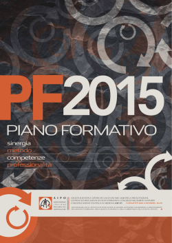Piano Formativo 2015