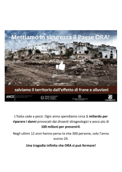 Mettiamo in sicurezza il Paese!