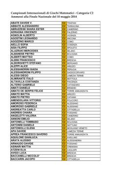 Categoria C2 - Matematica