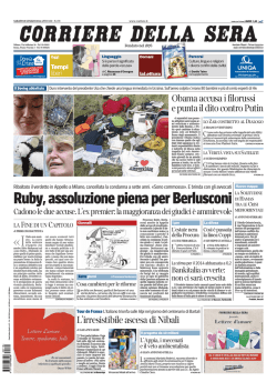 Corriere della sera - 19.07.2014