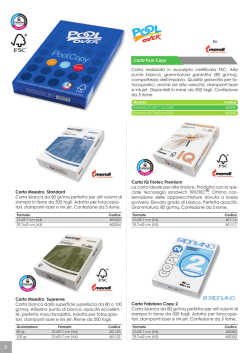 Catalogo carta - 2M Sistemi srl