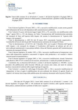 Provvedimento n&deg; 318 del 7 luglio 2014 - pdf