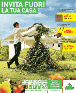 Novit&agrave; - scopri le nuove tendenze e rinnova la tua casa