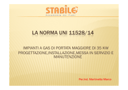 LA NORMA UNI 11528/14