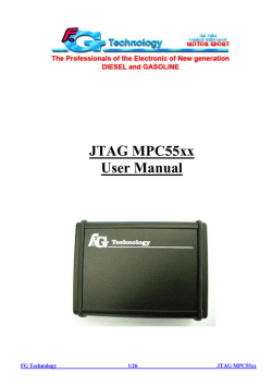 JTAG MPC55xx User Manual