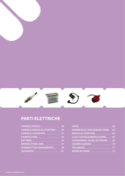 PARTI ELETTRICHE