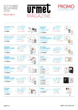 urmet magazine - Elettrica Morlacco