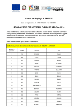 graduatoria elaborata lpu 1 2014 15.05.2014