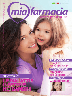 Rivista Farmacentro Mia Farmacia settembre