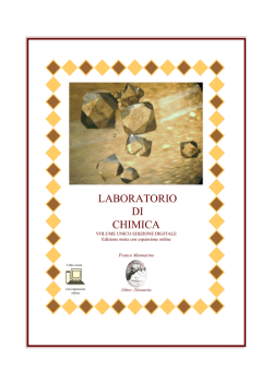 LABORATORIO DI CHIMICA - editore mannarino new
