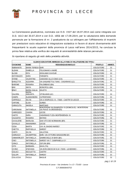 Pubblicazione fine 1 fase