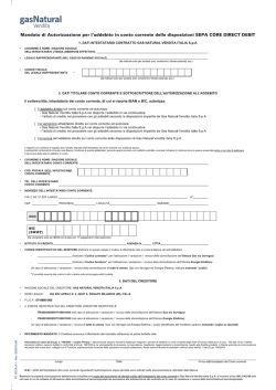 Mandato SEPA Core - Cliente Domestico (PDF 1.8 Mb)