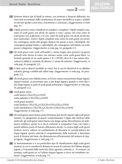 Capitolo 2 &ndash; I lipidi - Zanichelli online per la scuola