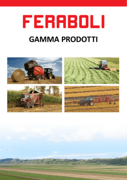 Scaricate la gamma prodotti Feraboli 2015