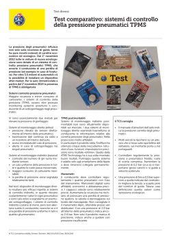Test comparativo: sistemi di controllo della pressione