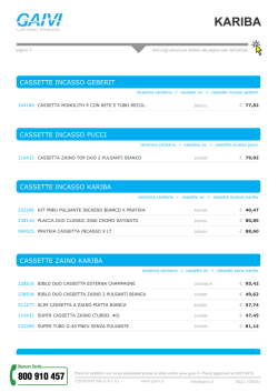 scarica listino KARIBA in PDF
