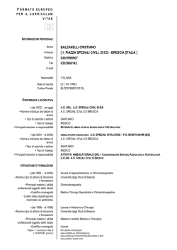 Balzanelli Cristiano - Spedali Civili di Brescia