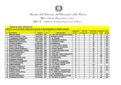 Elenco definitivo aggiornato docenti scuola secondaria di I grado