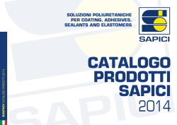 SOLUZIONI POLIURETANICHE PER COATING