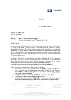 DAR Breathing System - Ministero della Salute