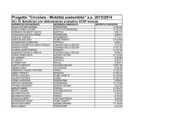Progetto "Circolare - Mobilit&agrave; sostenibile" a.s. 2013/2014
