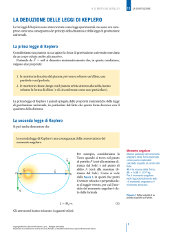 Cap.11_par.04_Leggi di Keplero - Liceo Classico Psicopedagogico
