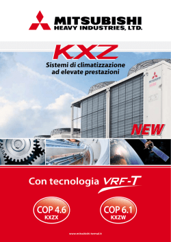 Con tecnologia - Mitsubishi vrf-t Mitsubishi vrf-t Mitsubishi vrf-t